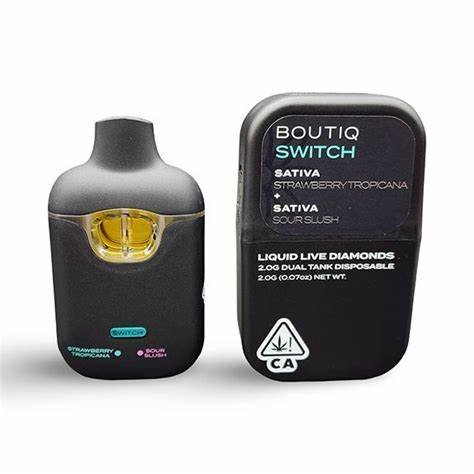 Boutiq Switch – 2g -2 Flavors – Liquid Live Diamonds Disposable