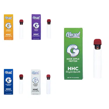 GLAZED 1G DISPOSABLE VAPE CARTS – HHC (1000MG) ALL IN ONE - Image 2