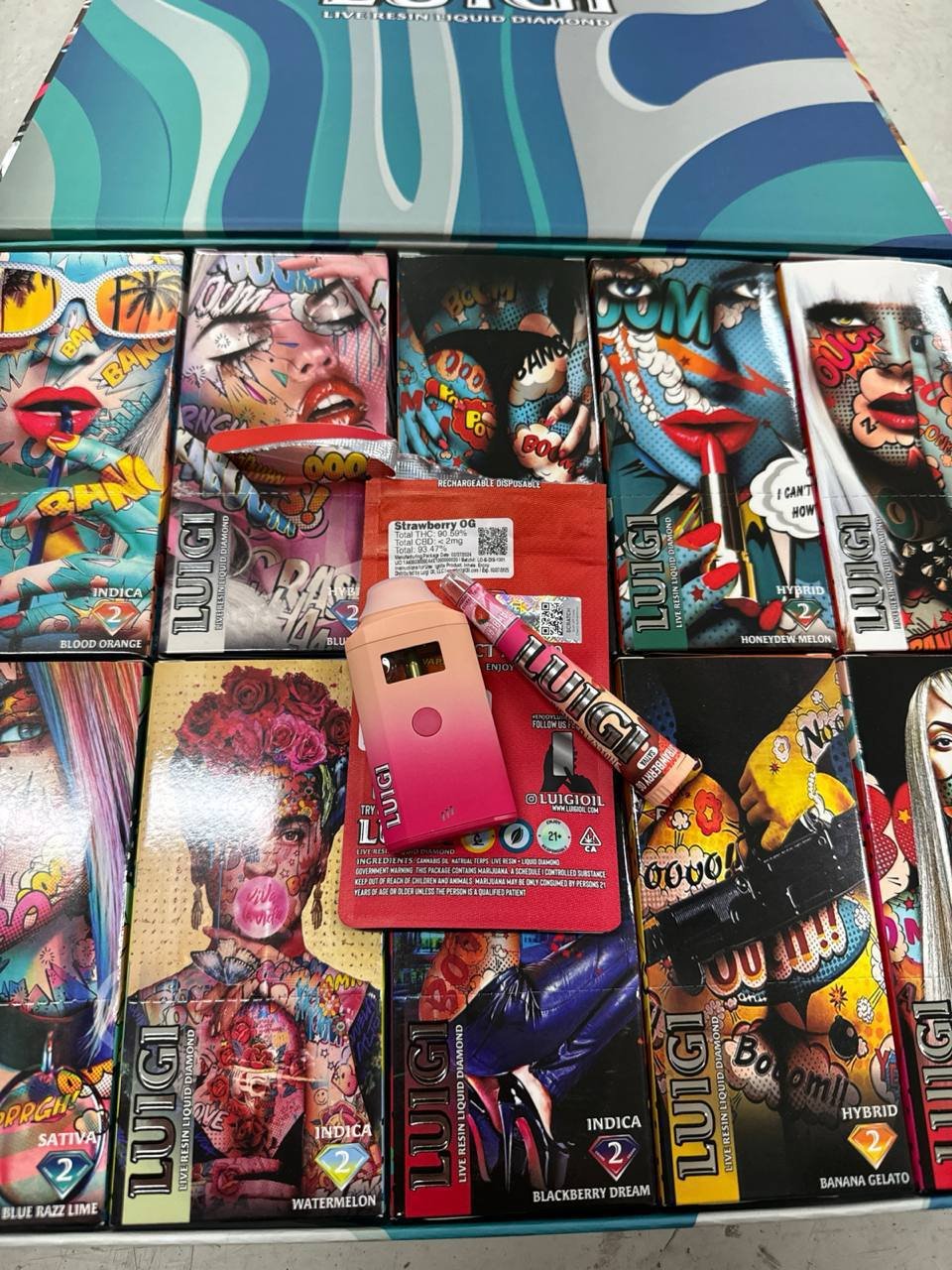 Luigi 2G live resin liquid diamonds disposable - Image 2